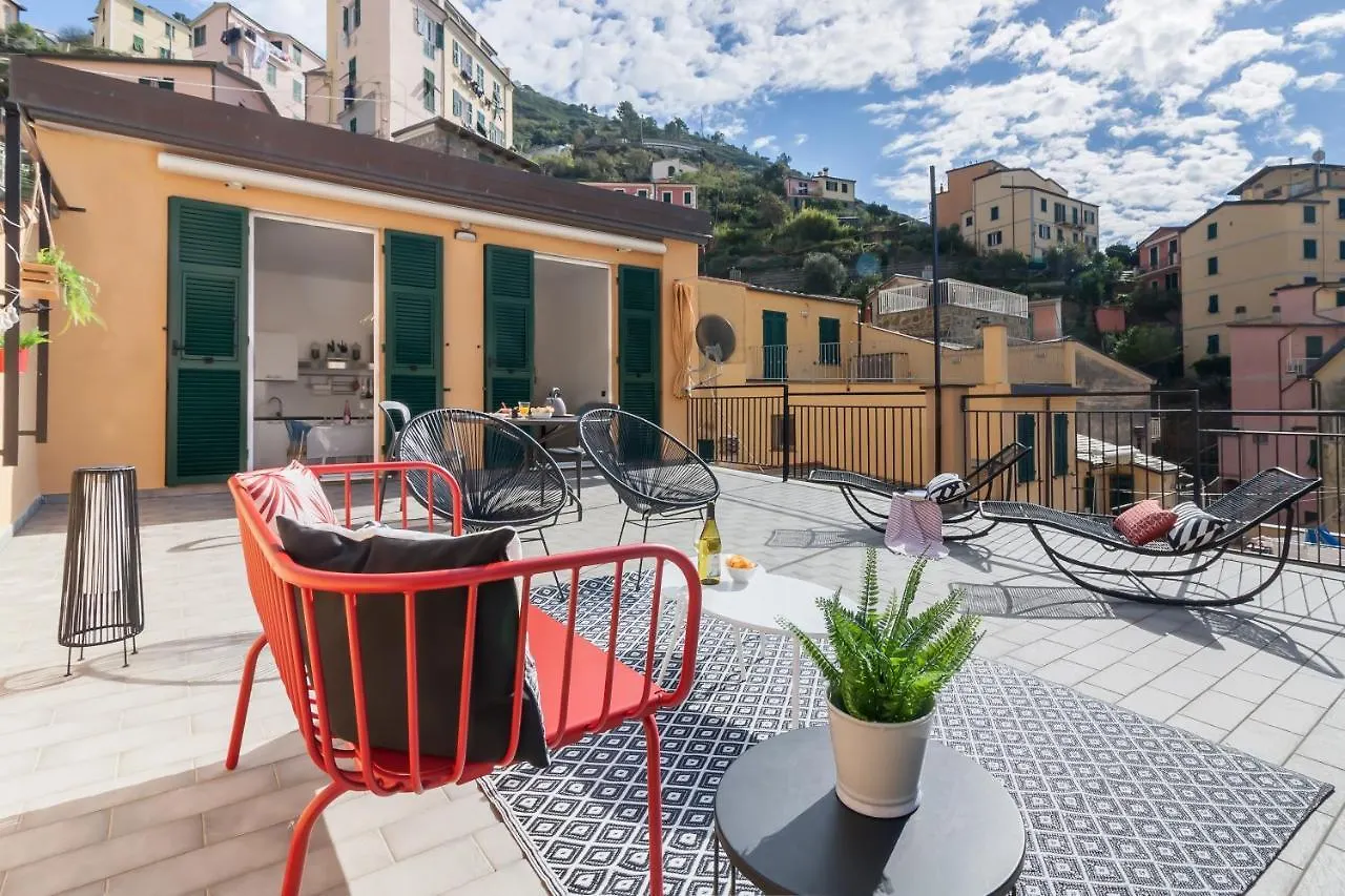 Apartmán Ca Vivaldi Penthouse 5Terreparco Riomaggiore